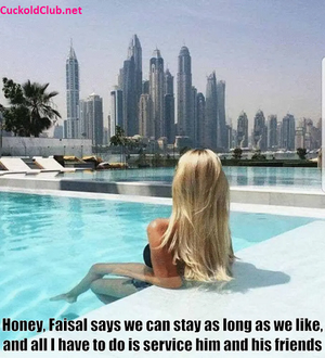 I don't mind servicing him and his friends, I kind of like it