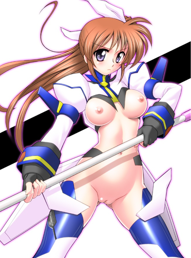 hentai cosplay shaved pussy boobs brunette