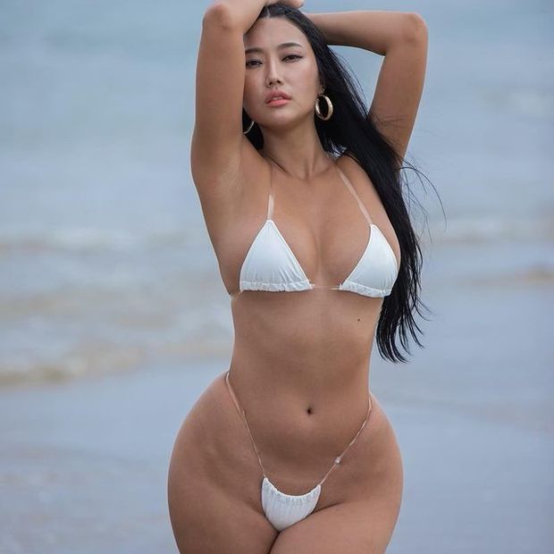 White bikini