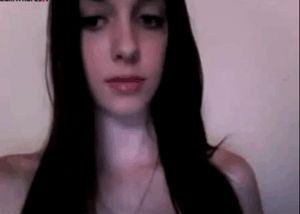 teem home alone bored with some nice tits