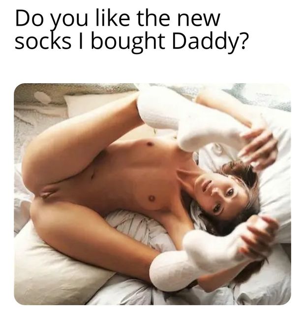 Daughters new socks