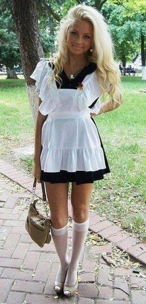 Russian teen graduation day