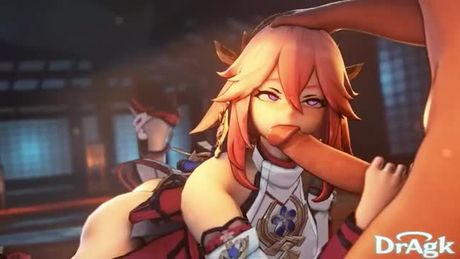 Yae Miko Oral ( Dragk )[genshin Impact]