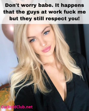 I'm not a slut... I just love making my co-workers happy!