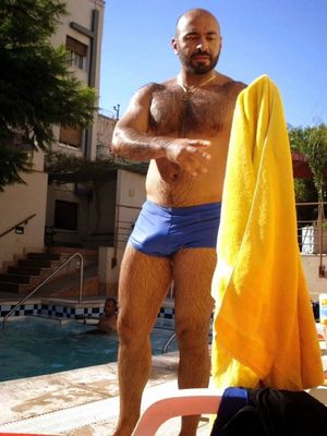 Take it all in hairy male
