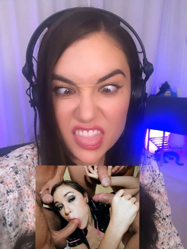 Sasha Grey sucking cock