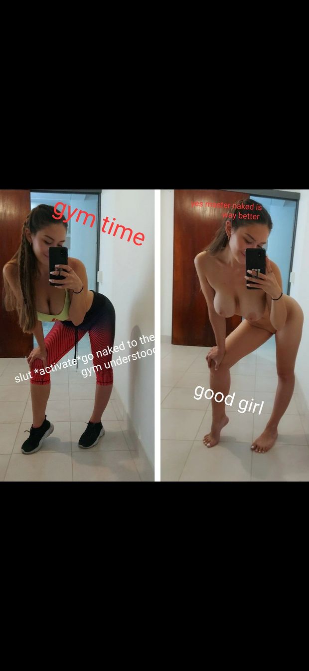 With a simple word she does anything I say