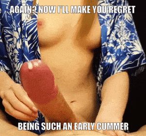 Having been edged and denied for days is not an excuse