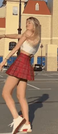 Russian gymnast shaking ass