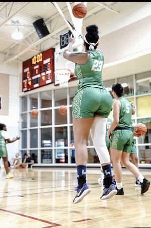 Sophia Ifeoma shooting hoops