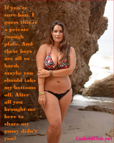 You went on vacation to share your wife's pussy