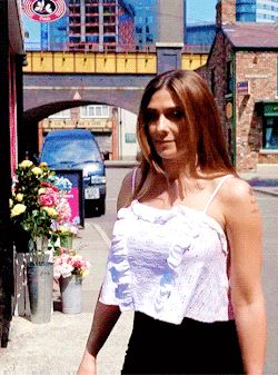 Hot MILF momma Michelle sexy walking on the street