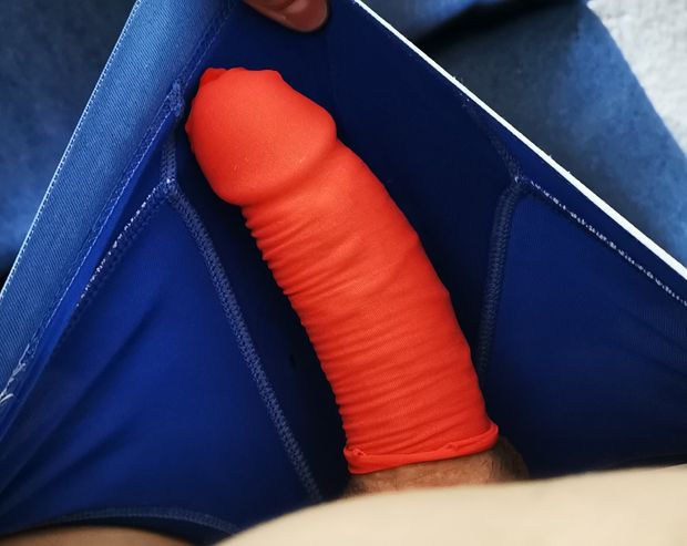 Butt plug made me hard