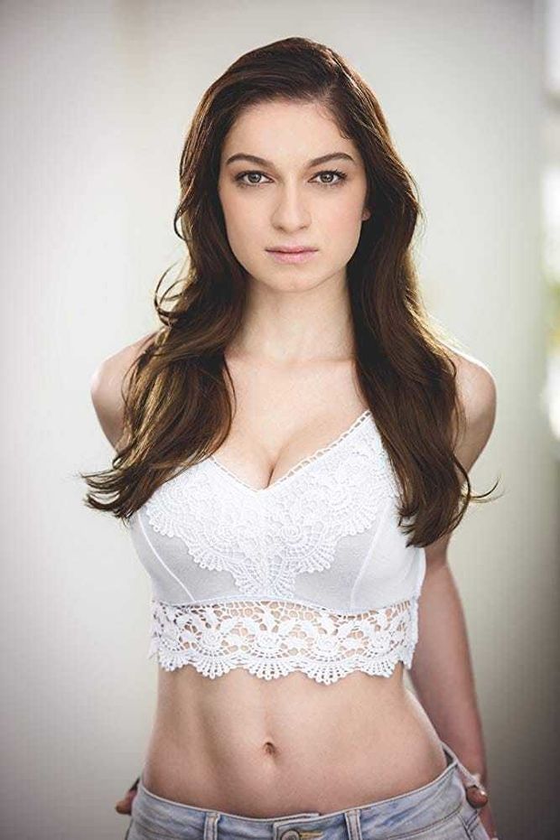 Sydney Meyer with Tight Abs and Massive Rack in Crop Top