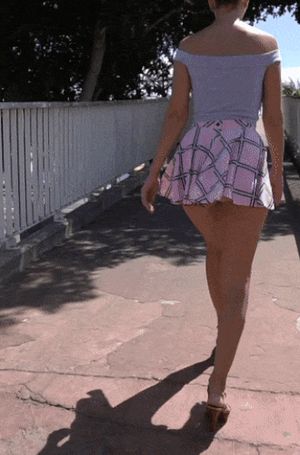 Naughty Lada plaid skirt