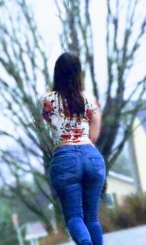 Katelyn Gonzalez shows off her sexy lil phat ass.
