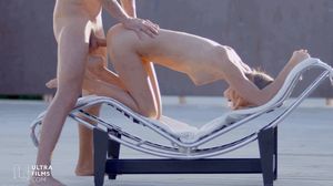 Anjelica pumped with a cock face down ass up