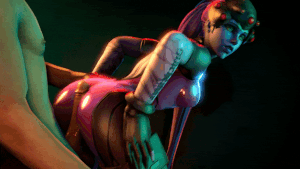 Widowmaker Riding Cock