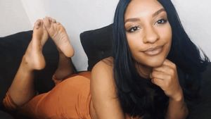 Lovely Brown Soles in The Pose 1