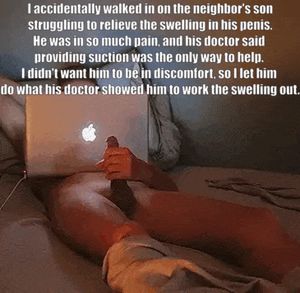 My neighbor's son suffers from many ailments, so I like to go check up on him when his parents are out of town. It like being helpful.