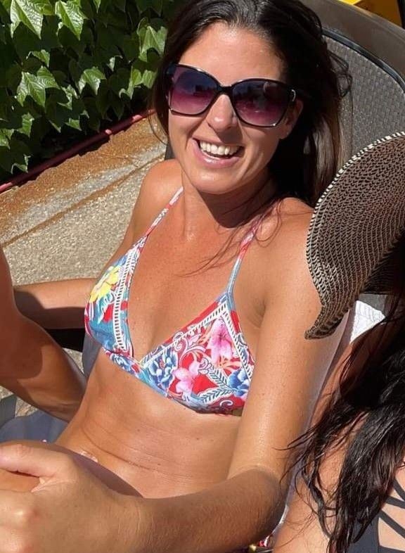 Keri in bikini smile