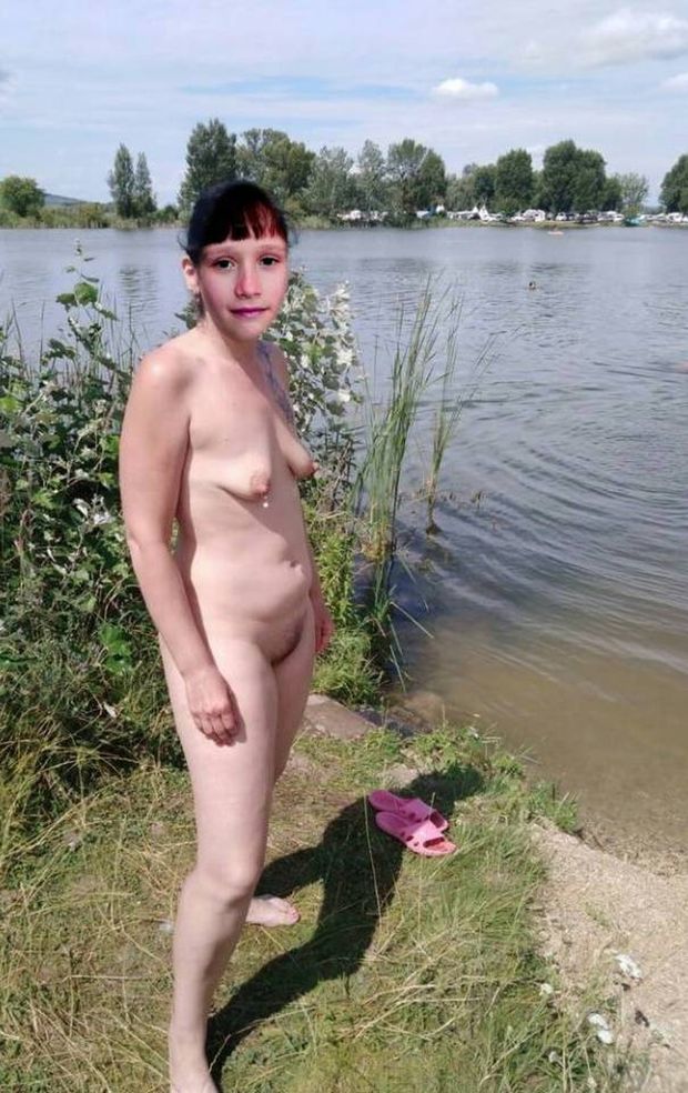Mature posing outdoor