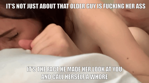Sometimes it's hard being a submissive cuckold