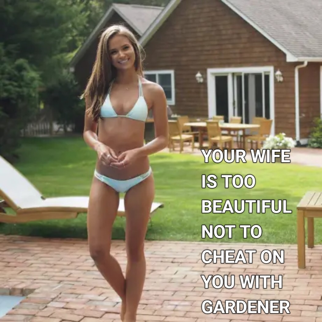 You don't have to blame her, she is just too beautiful and very kind, it attracts many hot men
