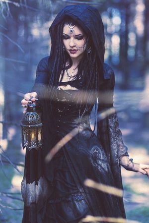 Solitude to hone ones craft. Witch of the wilds. Beautiful.