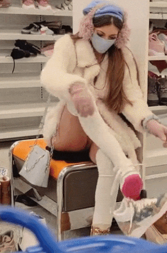 Lily Mae public flashing