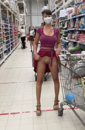 Naughty Lada flashing