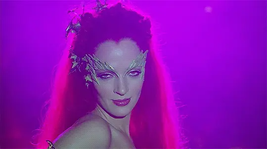 Uma Thurman sexy poison ivy gif