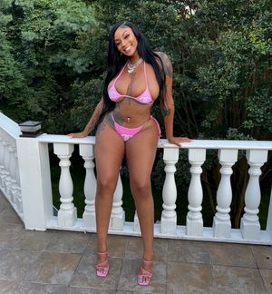 Sophia Ifeoma looking thick in her Chanel bikini