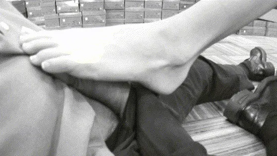 Her Foot on His Penis