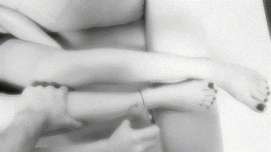 Looking on her legs while she's doing me a Handjob