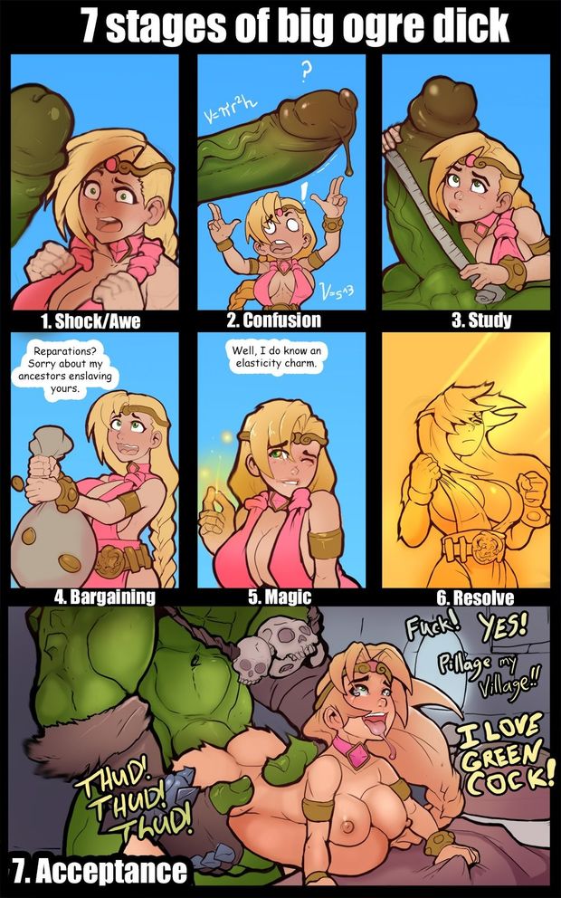 7 stage of big dick