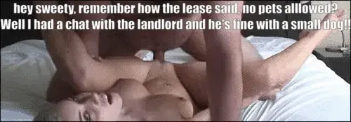 My girlfriend really wanted a puppy but had to convince the landlord
