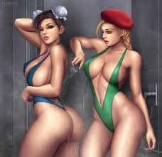 SEXY AS FUCK STREET FIGHTER HOTTES CHUN LI & CAMMY IN BIKINIS!