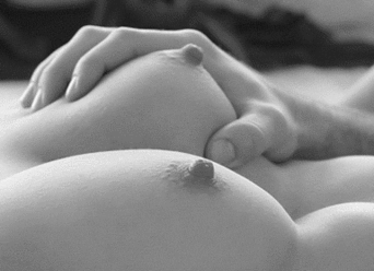Touching nipples.