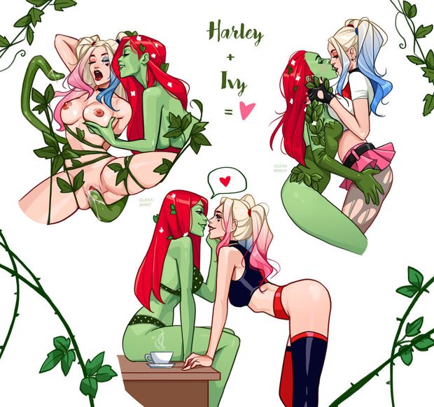 Poison Ivy - Harley Quinn