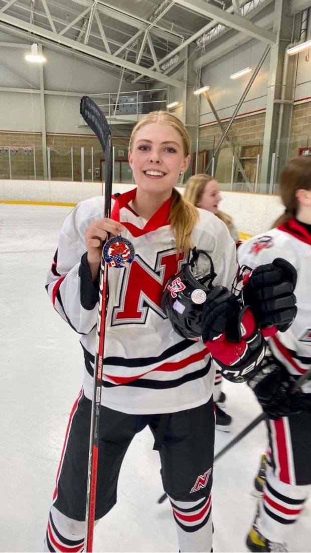 Molly with medal