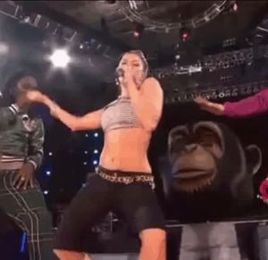 Fergie teasing cock on stage