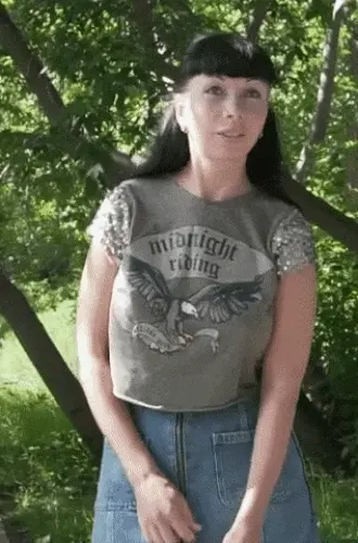 Naughty Lada flashing