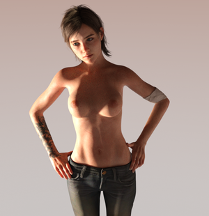 Hot Beautiful Ellie Williams Topless