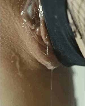 Go ahead honey. lick him out of me. Taste the both of us with your tongue.