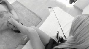 Blonde Foot Domination