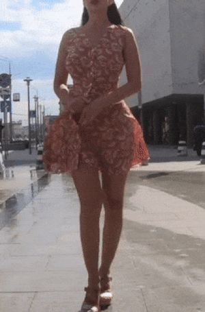 Naughty Lada flashing