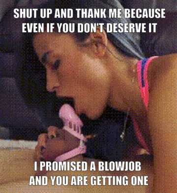 She loves to suck