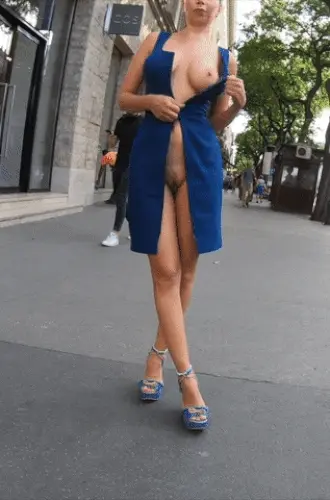 Naughty Lada flashing