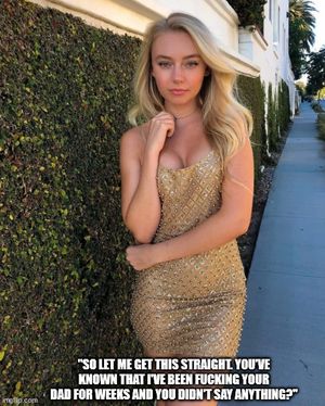 You know he cums inside me right?